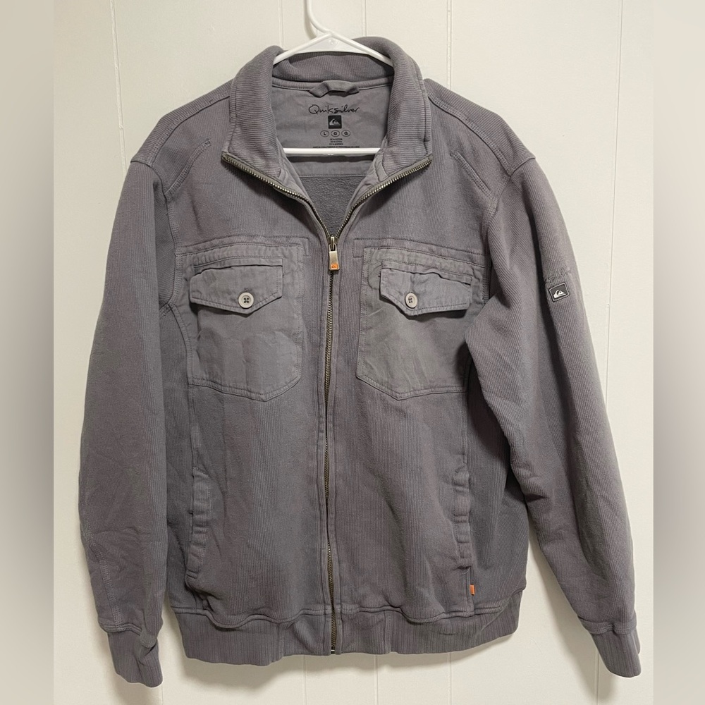 Quicksilver Size Large Zip-Up Jacket